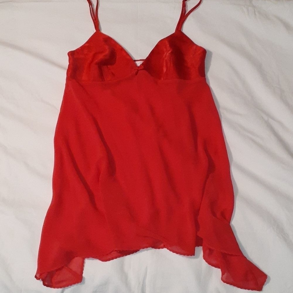 Vintage Victoria's Secret Camisole Sheer‎ Like Unif